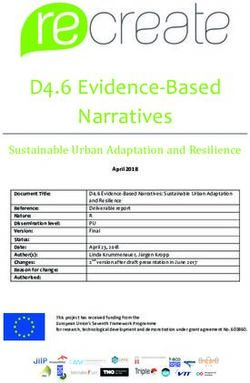 Sustainable Urban Adaptation and Resilience - Recreate