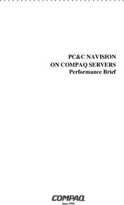 PC&C NAVISION ON COMPAQ SERVERS - Performance Brief