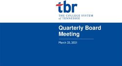 Quarterly Board Meeting - March 25, 2021