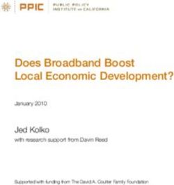 Does Broadband Boost Local Economic Development? - Jed Kolko with research support from Davin Reed