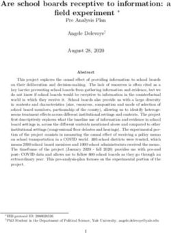 Are school boards receptive to information: a field experiment - OSF