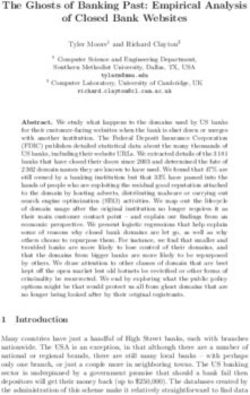 The Ghosts of Banking Past: Empirical Analysis of Closed Bank Websites