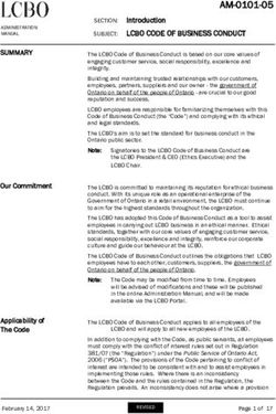 AM-0101-05 - LCBO Code of Business Conduct