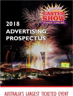 2018 ADVERTISING PROSPECTUS - AUSTRALIA'S LARGEST TICKETED EVENT - Sydney Royal Easter Show