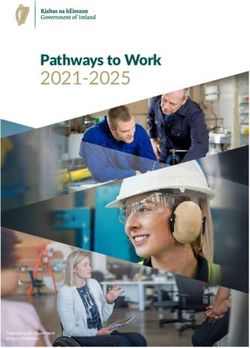 2021-2025 Pathways to Work - Prepared by the Department of Social Protection
