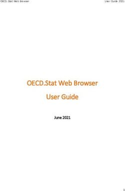 OECD.Stat Web Browser User Guide - June 2021 - OECD Statistics