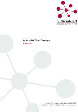Draft NSW Water Strategy - Public Interest Advocacy Centre