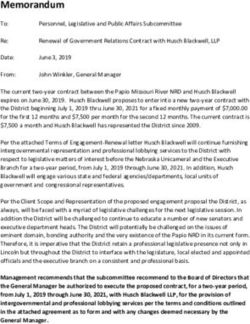 Memorandum - Papio-Missouri River NRD