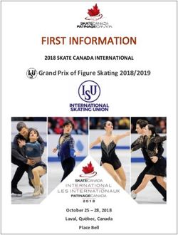 Grand Prix of Figure Skating 2018/2019 - 2018 SKATE CANADA INTERNATIONAL - October 25 - 28, 2018 - International Skating Union