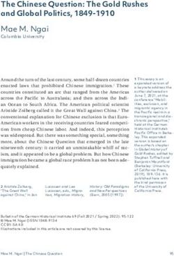 The Chi nese Question: The Gold Rushes and Global Politics, 1849-1910