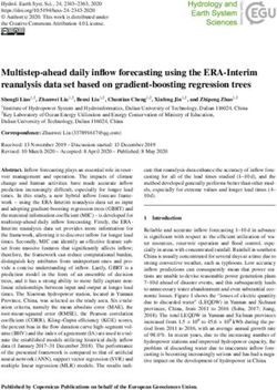Multistep-ahead daily inflow forecasting using the ERA-Interim reanalysis data set based on gradient-boosting regression trees