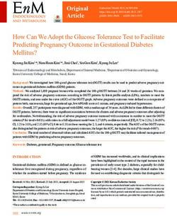 How Can We Adopt the Glucose Tolerance Test to Facilitate Predicting Pregnancy Outcome in Gestational Diabetes Mellitus?