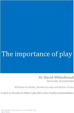 The importance of play - Dr David Whitebread