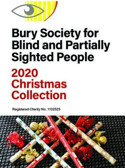 Bury Society for Blind and Partially Sighted People 2020 Christmas Collection - Registered Charity No. 1102525
