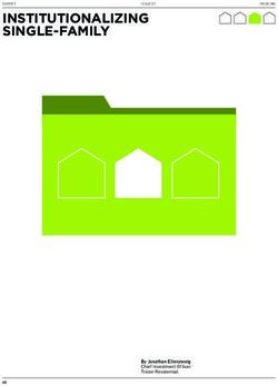 INSTITUTIONALIZING SINGLE-FAMILY - The Association of ...