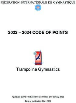 2022 2024 CODE OF POINTS - Trampoline Gymnastics - FÉDÉRATION INTERNATIONALE DE GYMNASTIQUE