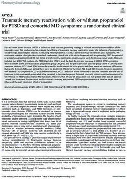 Traumatic memory reactivation with or without propranolol for PTSD and comorbid MD symptoms: a randomised clinical trial