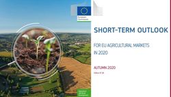 SHORT-TERM OUTLOOK FOR EU AGRICULTURAL MARKETS IN 2020 - AUTUMN 2020 - Olive Oil Times