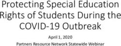 Protecting Special Education Rights of Students During the COVID-19 Outbreak - April 1, 2020 Partners Resource Network Statewide Webinar