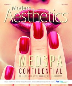 Exclusive data from the American Med Spa Association's 2017 State of the Medical Spa Industry Report - Modern ...