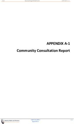 APPENDIX A-1 Community Consultation Report - An Bord ...