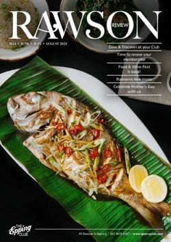 Dine & Discover at your Club Time to renew your membership Food & Wine Fest is back! Rawsons new menu Celebrate Mother's Day with us - MAY JUNE ...