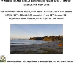 WAIHEKE ISLAND SKILLS EXPERIENCE (WISE 2021 + EMUGS) EMERGENCY MEDICINE