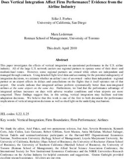 Does Vertical Integration Affect Firm Performance? Evidence from the Airline Industry