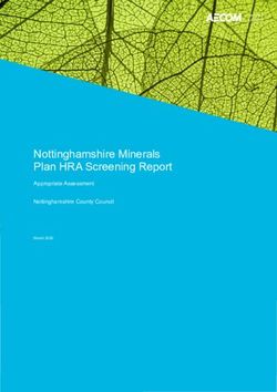 Nottinghamshire Minerals Plan HRA Screening Report - Appropriate Assessment Nottinghamshire County Council