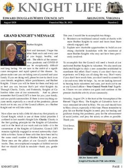 KNIGHT LIFE - KofC EDW 2473 | Arlington, Va.