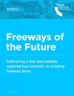 Freeways of the Future - Delivering a fast and reliable regional bus network on existing freeway lanes