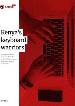 Kenya's keyboard warriors - How opposing online groups coordinated to amplify political narratives against each other on social media - The ...