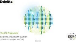 Looking ahead with caution - 2021 Central Europe CFO Survey - Deloitte