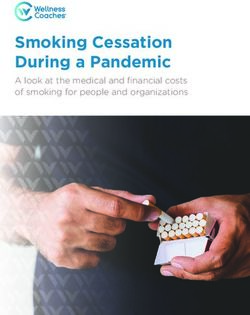 Smoking Cessation During a Pandemic - A look at the medical and financial costs of smoking for people and organizations - Wellness Coaches ...