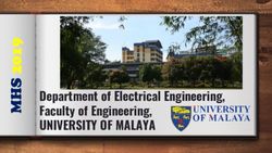 Department of Electrical Engineering, Faculty of Engineering, UNIVERSITY OF MALAYA