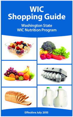 wic food shopping guide wic food shopping guide