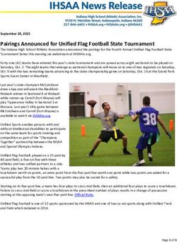 Pairings Announced for Unified Flag Football State Tournament