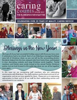 Caring counts WINTER 2021 - ElderSpan Management