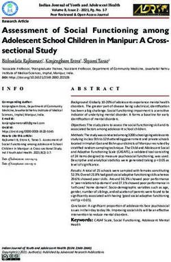 Assessment of Social Functioning among Adolescent School Children in Manipur: A Cross-sectional Study