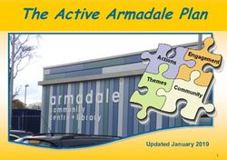 The Active Armadale Plan - Updated January 2019 - Actions Themes - West Lothian Council