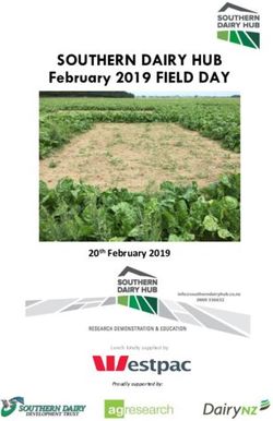 SOUTHERN DAIRY HUB February 2019 FIELD DAY - 20th February 2019 - Southern ...