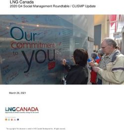LNG Canada 2020 Q4 Social Management Roundtable / CLISMP Update