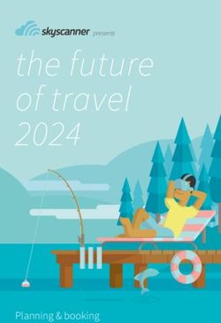 The future of travel 2024 - Planning & booking - presents - Aimplas