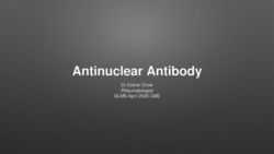Antinuclear Antibody Dr Estine Chow Rheumatologist GLMS April 2020 CME
