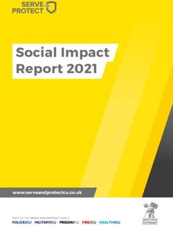 Social Impact Report 2021 - www.serveandprotectcu.co.uk - Serve and Protect CU