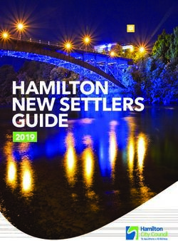 HAMILTON NEW SETTLERS GUIDE 2019 - Hamilton City Council