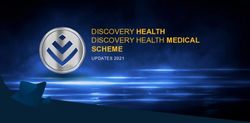 DISCOVERY HEALTH DISCOVERY HEALTH MEDICAL - SCHEME UPDATES 2021