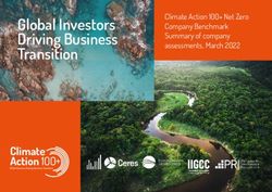 Global Investors Driving Business Transition - Climate Action