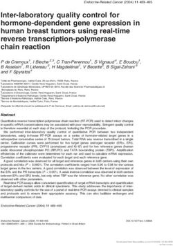Inter-laboratory quality control for hormone-dependent gene expression in human breast tumors using real-time reverse transcription-polymerase ...