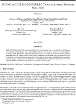 KDD CUP 2021 MAG240M-LSC TEAM PASSAGES WINNER